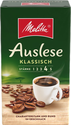 Кофе молотый Melitta Auslese Klassisch (500г)