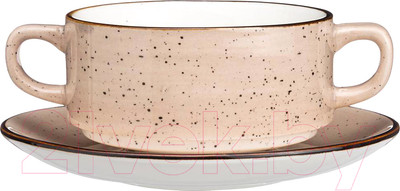 Чаша бульонная Bronco Nature / 263-1114 (бежевый)