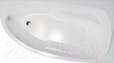 Ванна акриловая 1AcReal Мадрид 170х95 L (с каркасом)