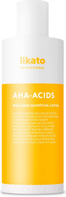 Скраб-шампунь Likato Professional Скраб Wellness для тонких жирных волос (250мл)