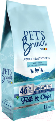 Сухой корм для кошек Pet's Brunch Healthy Cats (12кг)