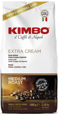 Кофе в зернах Kimbo Extra Cream / 014003 (1кг)