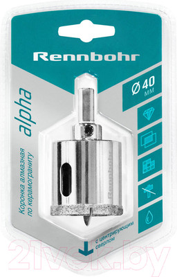 Коронка Rennbohr Алмазная 40мм / 676240