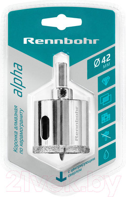 Коронка Rennbohr Алмазная 42мм / 676242