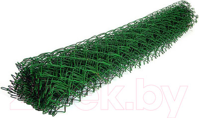 Сетка-рабица Белзабор в ПВХ D 2.4 1.2x10м (ячейка 55x55мм, зеленый)