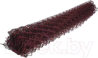 Сетка-рабица Белзабор в ПВХ D 2.4 1.2x10м (ячейка 55x55мм, рубиновый)