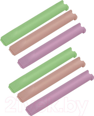 Набор зажимов для пакетов Мультидом VL75-90 (6шт)