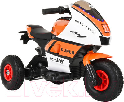 Детский мотоцикл Pituso 5188 (белый/оранжевый)