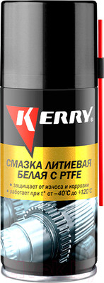 Смазка техническая Kerry Литиевая с PTFE KR-942-1 (96гр, белый)