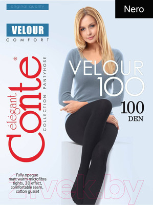 Колготки Conte Elegant Velour 100 (р.6, nero)