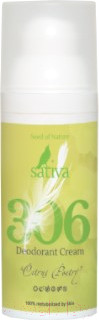 Дезодорант-крем Sativa Цитрусовые стихи №306 (50мл)