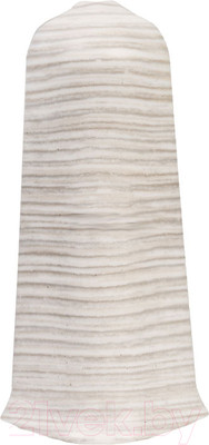 Уголок для плинтуса Ideal Деконика 255 Ясень бьянко с крепежом (7см, 2шт, наружный, флоупак)