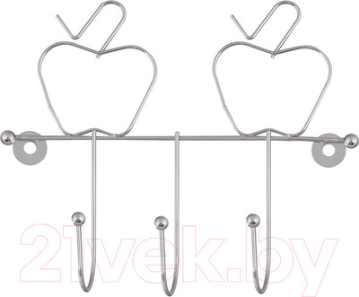 Крючок для ванной Мультидом Яблоко / AN52-65