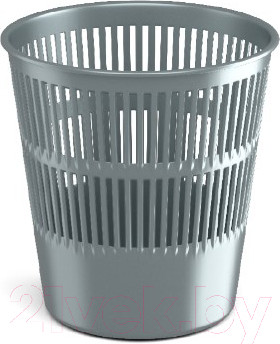 Корзина для бумаг Erich Krause Ice Metallic / 55937 (серебристый)