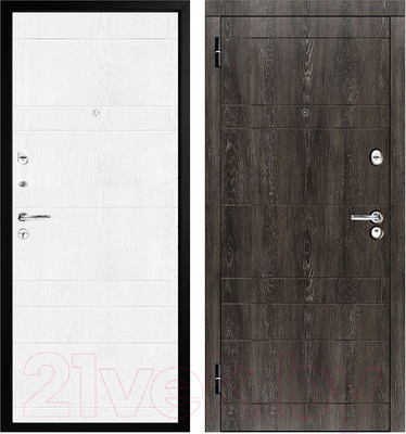 Входная дверь Металюкс М350/6 (96x205, левая)