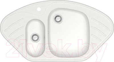 Мойка кухонная Berge BR-9550 (белый)