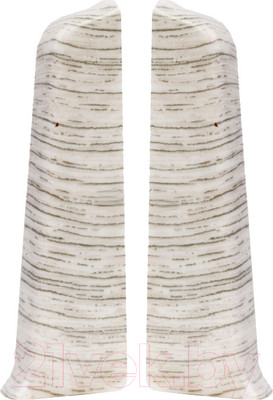 Заглушка для плинтуса Ideal Деконика 253 Ясень серый (7см, 2шт флоупак)