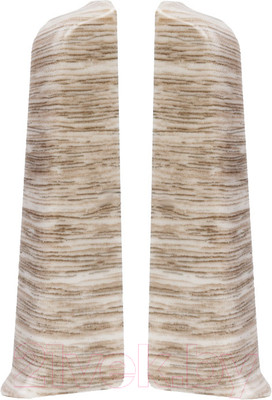 Заглушка для плинтуса Ideal Деконика 229 Дуб латте (8.5см, 2шт флоупак)