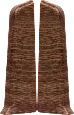 Заглушка для плинтуса Ideal Деконика 291 Орех (8.5см, 2шт флоупак)