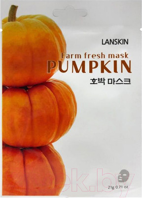 Маска для лица тканевая Lanskin С тыквой (21г)