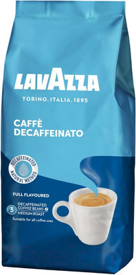 Кофе в зернах Lavazza DEK без кофеина (500г)