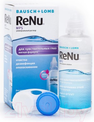 Раствор для линз ReNu MPS с контейнером (120мл)