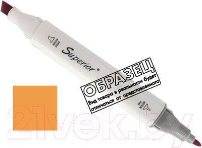 Маркер перманентный Superior Двусторонний 24 (бархатный)