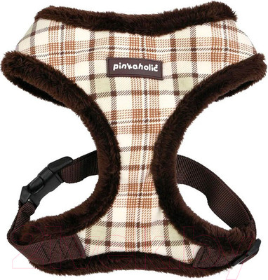 Шлея-жилетка для животных Pinkaholic Aline / NAUD-HA7640-BR-M (коричневый)