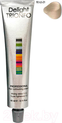 Крем-краска для волос Constant Delight Trionfo Стойкая 9-1/2-21 (60мл, пепельно-жемчужный)