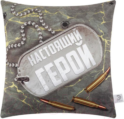 Подушка декоративная Этель Настоящий герой / 5447015 (40x40, велюр)
