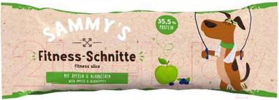 Лакомство для собак Bosch Petfood Sammy's Фитнес слайсы с яблоком и черникой / 6438025 (30г)