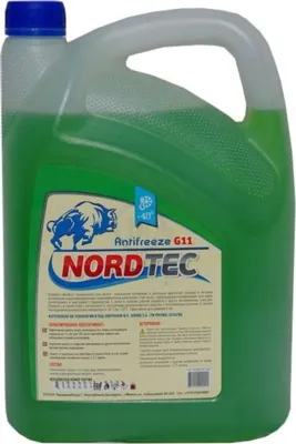 Антифриз Nordtec G11 Концентрат -40 (5кг, зеленый)