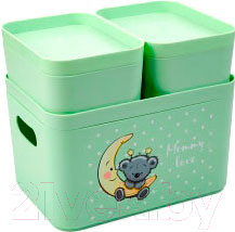 Набор контейнеров для хранения Berossi Mommy love АС 49062000 (чайное дерево)