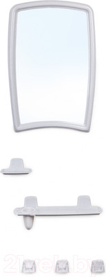 Комплект мебели для ванной Berossi 41 НВ 04104000 (белый мрамор)