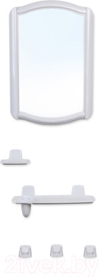 Комплект мебели для ванной Berossi 46 НВ 04604000 (белый мрамор)