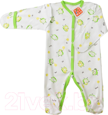 Комбинезон для малышей Топотушки Авокадо с кнопками / 1640-62