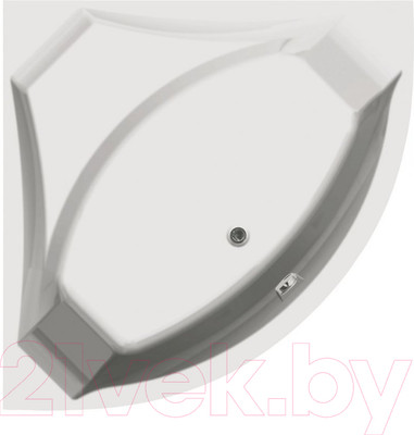 Ванна акриловая VagnerPlast Veronela 140x140 / VPBA140VEA3X-04 (с каркасом)