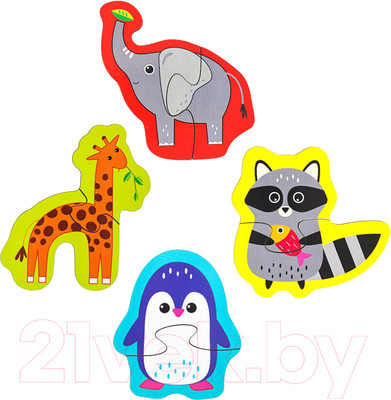 Развивающая игрушка Alatoys Животные-2 / ПЗЛ09