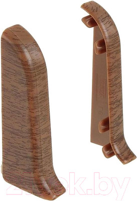 Заглушка для плинтуса Ideal К55 Комфорт 291 Орех (2шт, флоупак)