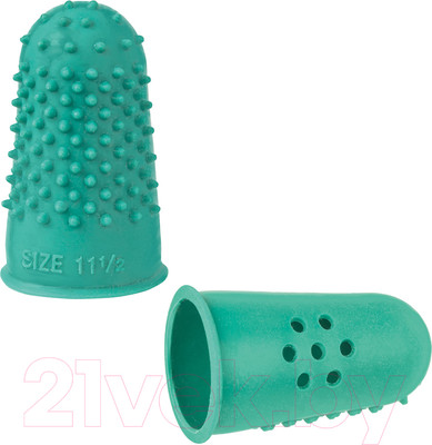 Напальчники для бумаги Staff 227963 (10шт, зеленый)