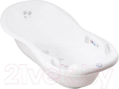 Ванночка детская Tega Совы со сливом / SO-005 ODPLYW-103 (белый)