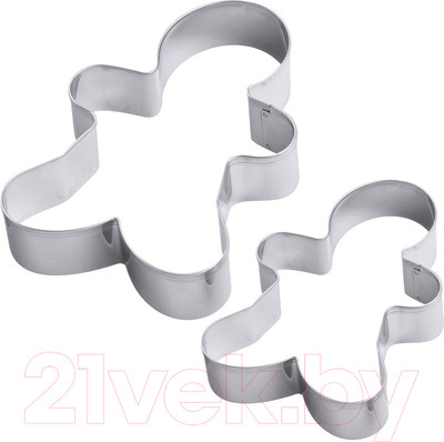 Набор форм для печенья Мультидом Пряничный человечек / DH8-33 (2шт)