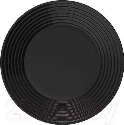 Тарелка столовая глубокая Luminarc Harena Black L7610
