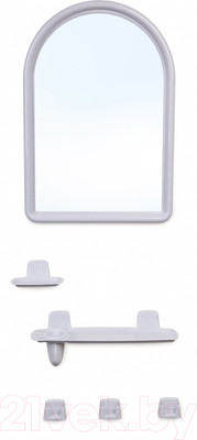 Комплект мебели для ванной Berossi 56 НВ 05604000 (белый мрамор)