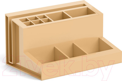 Органайзер настольный Erich Krause Leader Powder / 55797 (бежевый)