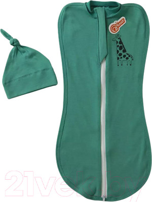 Пеленка-кокон детская Rant Newborn (Ocean Green, 62р)