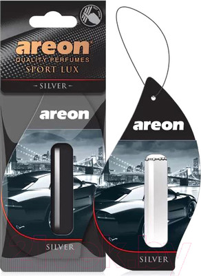 Ароматизатор автомобильный Areon Sport Lux Liquid Silver / ARE-LX02 (5мл)