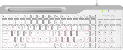 Клавиатура A4Tech Fstyler FK25 Slim (белый/серый)