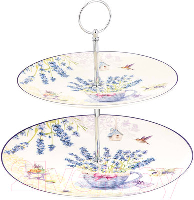 Ваза-этажерка Lefard Прованс лаванда / 104-882