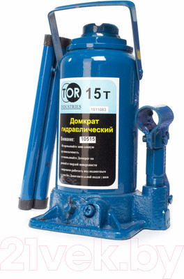 Бутылочный домкрат TOR ДГ-15 г/п 15т / 10515